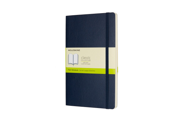 MOLESKINE Notizbuch Classic SC Large 002854757 saphir, blanco 192 Blatt