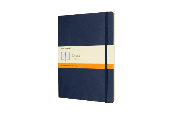 MOLESKINE Notizbuch Classic SC XL 002854771 saphir, liniert 192 Blatt