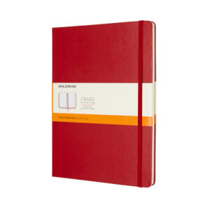 MOLESKINE Notizbuch Classic HC XL 002855082 scharl.rot, liniert 192 Blatt