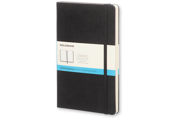 MOLESKINE Notizbuch Classic HC Large 272892703 schwarz, dots 240 Blatt