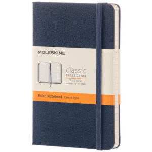 MOLESKINE Notizbuch Classic HC Pocket 272893564 saphir, liniert 192 Blatt