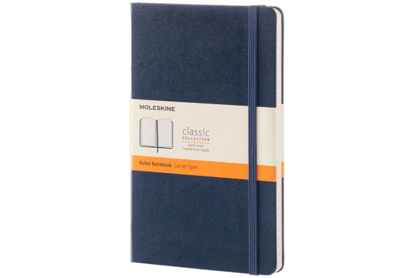 MOLESKINE Notizbuch Classic HC Large 272893601 saphir, liniert 240 Blatt