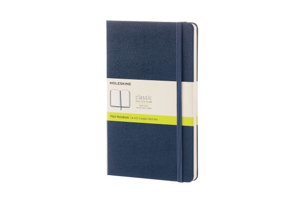 MOLESKINE Notizbuch Classic HC Large 272893687 saphir, blanco 240 Blatt