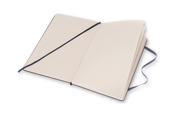 MOLESKINE Notizbuch Classic HC Large 272893762 saphir, kariert 5mm 240 Blatt – Bild 2