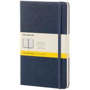MOLESKINE Notizbuch Classic HC Large 272893762 saphir, kariert 5mm 240 Blatt