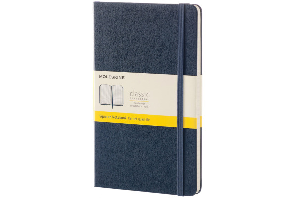 MOLESKINE Notizbuch Classic HC Large 272893762 saphir, kariert 5mm 240 Blatt