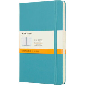 MOLESKINE Notizbuch Classic HC Large 341715345 riff blau, liniert 240 Blatt