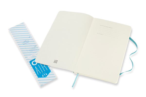 MOLESKINE Notizbuch Classic SC Large 341715505 riff blau, liniert 192 Blatt – Bild 3