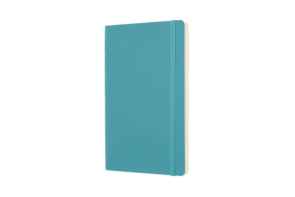 MOLESKINE Notizbuch Classic SC Large 341715529 riff blau, blanco 192 Blatt – Bild 2