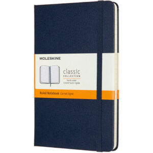MOLESKINE Notizbuch Classic HC Medium 647626666 saphir, liniert 208 Blatt