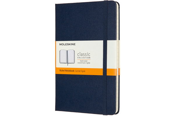 MOLESKINE Notizbuch Classic HC Medium 647626666 saphir, liniert 208 Blatt