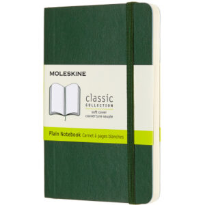 MOLESKINE Notizbuch Classic SC Pocket 647629155 blanko, myrtengrün, 192 S.