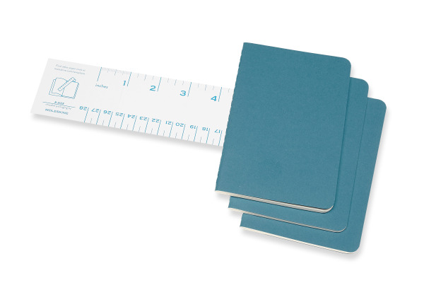MOLESKINE Notizheft Cahier 3er Set A6 647629582 blau, liniert 64 Blatt – Bild 3