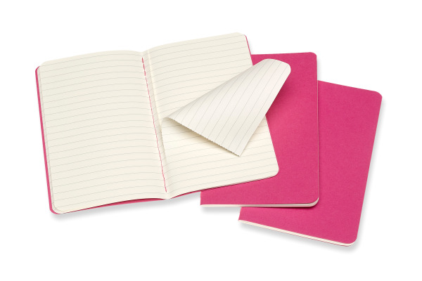 MOLESKINE Notizheft Cahier 3er Set A6 647629643 pink, liniert 64 Blatt – Bild 2