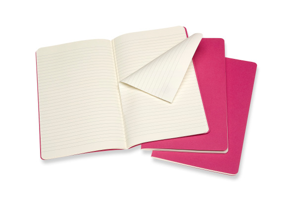 MOLESKINE Notizheft Cahier 3er Set A5 647629650 pink, liniert 80 Blatt – Bild 2