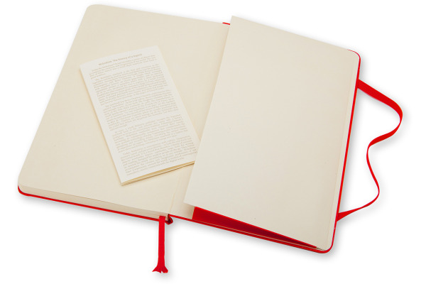 MOLESKINE Notizbuch Classic HC Large 862930048 rot, liniert 240 Blatt – Bild 4