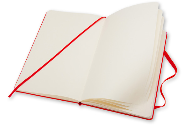 MOLESKINE Notizbuch Classic HC Large 862930062 rot, blanco 240 Blatt – Bild 2