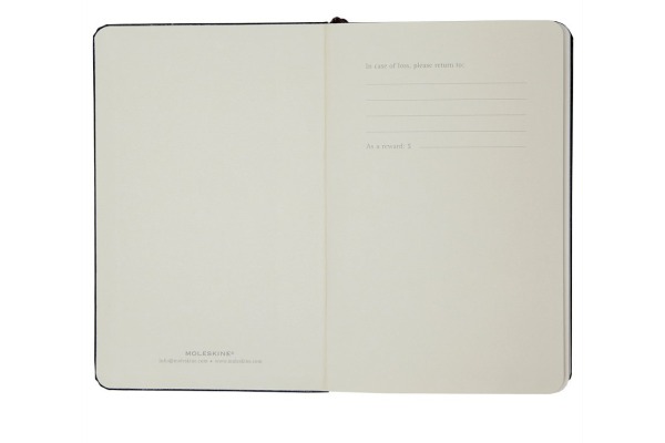 MOLESKINE Adressbuch Pocket 9x14cm 883701016 schwarz, liniert 192 Blatt – Bild 4