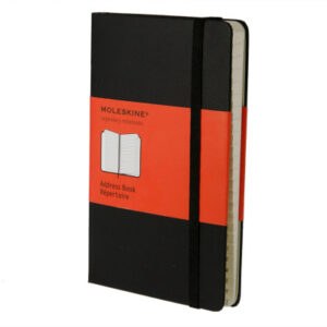 MOLESKINE Adressbuch Pocket 9x14cm 883701016 schwarz, liniert 192 Blatt