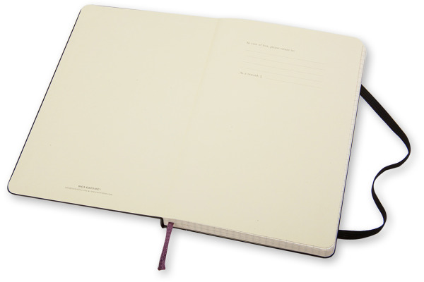 MOLESKINE Notizbuch Classic HC Large 883701139 schwarz, kariert 5mm 240 Blatt – Bild 3