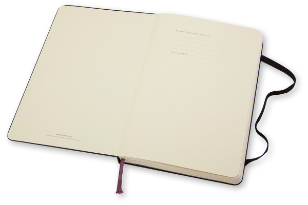 MOLESKINE Notizbuch Classic HC Large 883701146 schwarz, blanco 240 Blatt – Bild 4