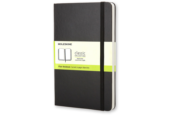 MOLESKINE Notizbuch Classic HC Large 883701146 schwarz, blanco 240 Blatt