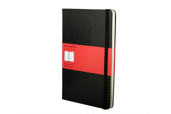 MOLESKINE Adressbuch Classic A5 883701658 schwarz, liniert 240 Blatt