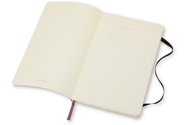 MOLESKINE Notizbuch Classic SC Large 883707162 schwarz, liniert 192 Blatt – Bild 3
