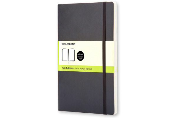 MOLESKINE Notizbuch Classic SC Large 883707209 schwarz, blanco 192 Blatt