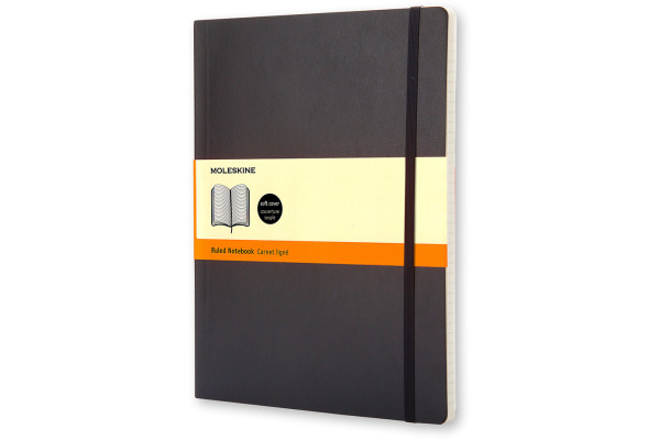 MOLESKINE Notizbuch Classic SC XL 883707223 schwarz, liniert 192 Blatt