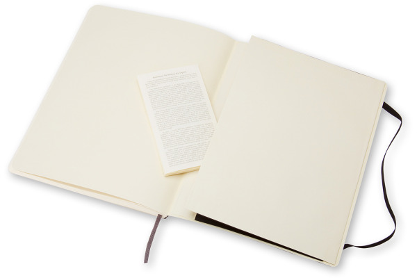 MOLESKINE Notizbuch Classic SC XL 883707261 schwarz, blanco 192 Blatt – Bild 4