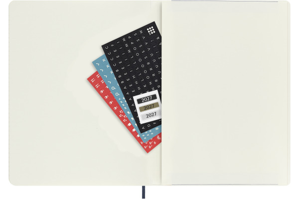 MOLESKINE Agenda Classic X-Large 2027 DSB2012WN 1W/1S saphir SC 19x25cm – Bild 4