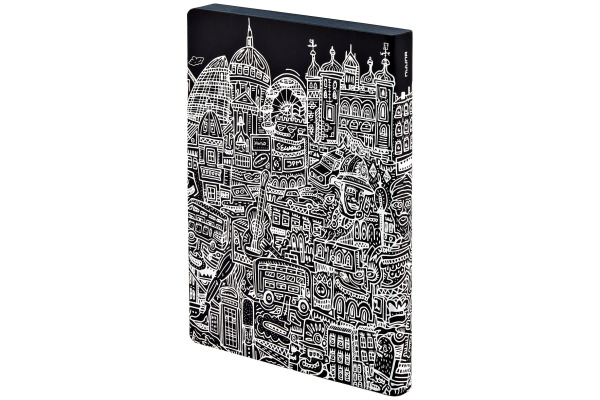 NUUNA Notizbuch GRAPHIC L A5 350052040 LONDON, dots 256 Blatt – Bild 2