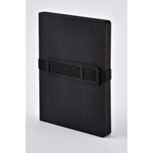 NUUNA Notizbuch VOYAGER L A5 350053504 schwarz, dots 176 Blatt