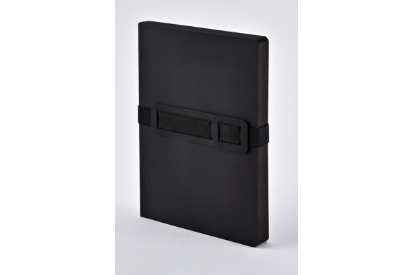 NUUNA Notizbuch VOYAGER L A5 350053504 schwarz, dots 176 Blatt
