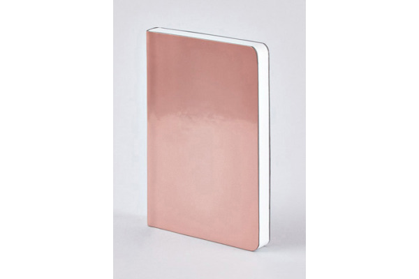 NUUNA Notizbuch SHINY STARLET A5 350053955 COSMO ROSE, dots 176 Blatt