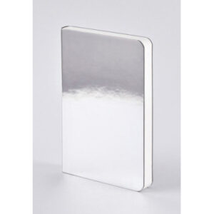 NUUNA Notizbuch SHINY STARLET A5 350053962 SILVER, dots 176 Blatt