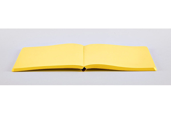 NUUNA Notizbuch NOT WHITE L LIGHT A5 350054990 gelb, blanco 176 Blatt – Bild 3