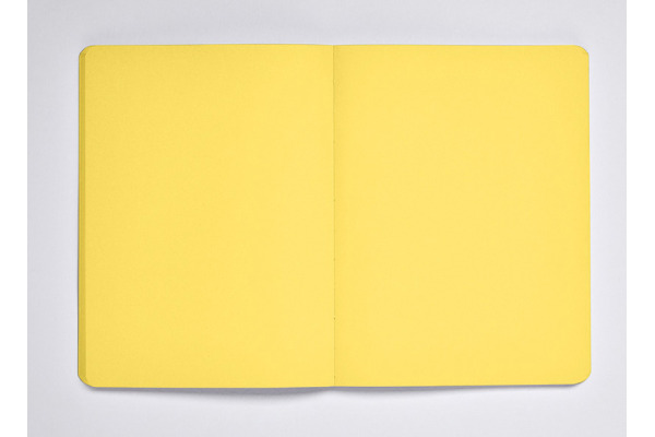 NUUNA Notizbuch NOT WHITE L LIGHT A5 350054990 gelb, blanco 176 Blatt – Bild 4