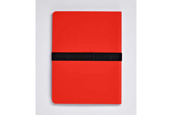 NUUNA Notizbuch NOT WHITE L LIGHT A5 350055218 rot, blanco 176 Blatt – Bild 2