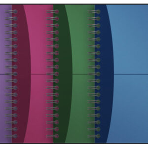 OXFORD Spiralheft Urban Mix A6 100105213 ass., liniert 90 Blatt