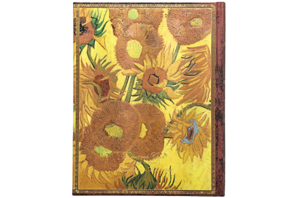 PAPERBLAN Notizbuch blanco Ultra PB1519-3 Van Gogh Sonnenblume 72 Blatt – Bild 3