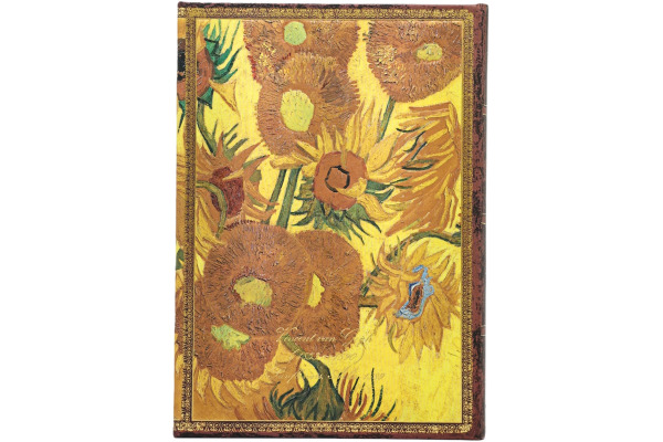 PAPERBLAN Notizbuch blanco Midi PB1521-6 Van Gogh Sonnenblume 72 Blatt – Bild 3