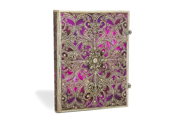 PAPERBLAN Notizbuch liniert Ultra PB2893-2 Aubergine 120 Blatt – Bild 2