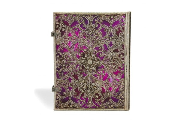 PAPERBLAN Notizbuch liniert Ultra PB2893-2 Aubergine 120 Blatt – Bild 3
