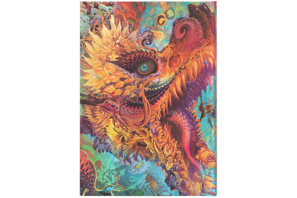 PAPERBLAN Notizbuch blanco Midi PB8182-1 Humming Dragon 72 Blatt – Bild 3