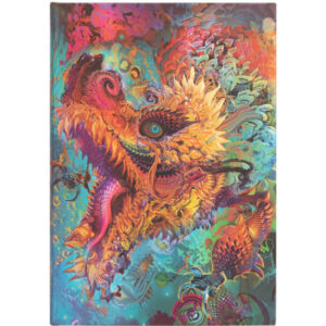 PAPERBLAN Notizbuch blanco Midi PB8182-1 Humming Dragon 72 Blatt