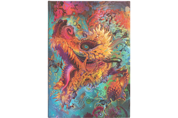 PAPERBLAN Notizbuch blanco Midi PB8182-1 Humming Dragon 72 Blatt