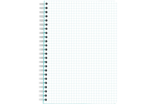 RHODIA Spiralblock Couleurs A5 118102C blau, kariert 60 Blatt – Bild 2
