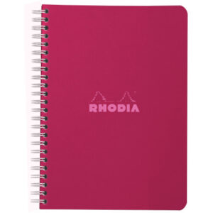 RHODIA Spiralblock Couleurs A5 118115C rot, kariert 60 Blatt